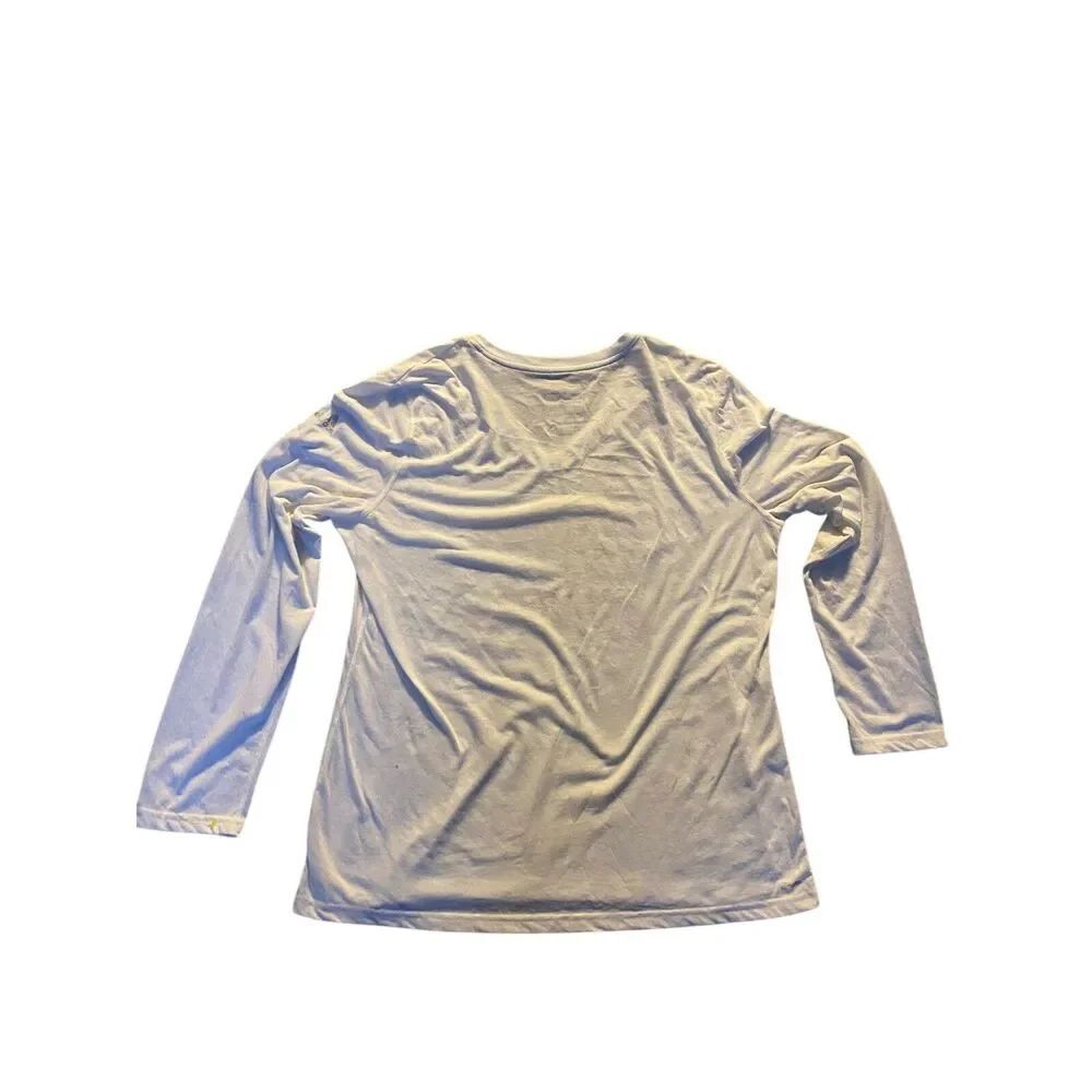 Indiana Hoosier Nation Adidas V Neck T Shirt Size WoMens Sz 2XL - Picture 8 of 10